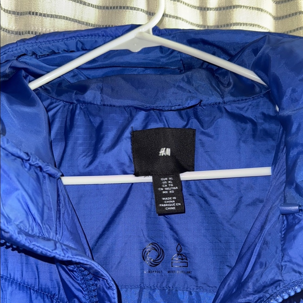 H&M Vibrant Blue Windbreaker